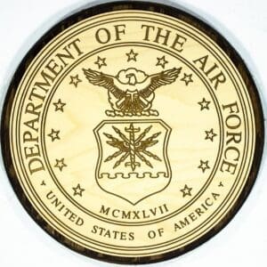 Official United States Air Force Plaque
  (Dark Backer)