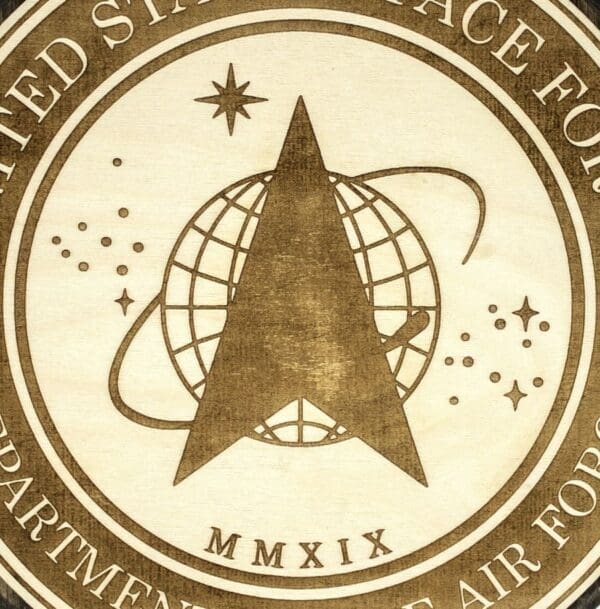 Official United States Space Force Plaque
  (Natural Backer) - Image 2