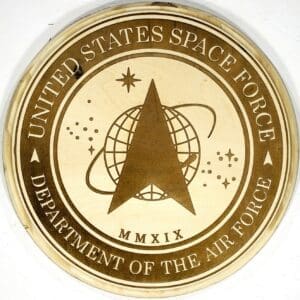 Official United States Space Force Plaque
  (Natural Backer)