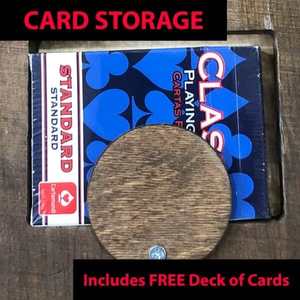 Thank You for Your Service Cribbage Board | 3-Track, 120-Point Round Game with Pegs & Cards - Image 3