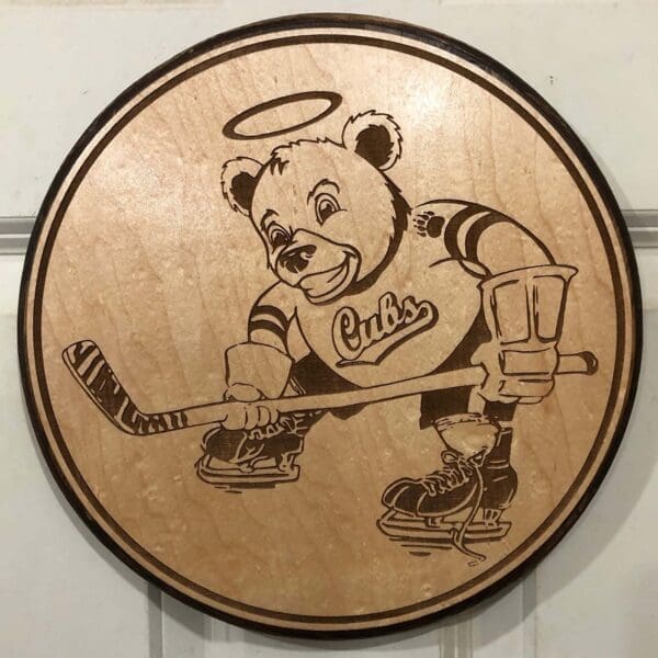 Hershey Cubs - Hockey Bear Plaque