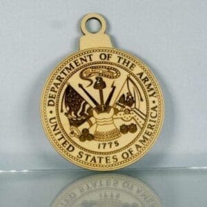 Army Military Seal Christmas Ornament