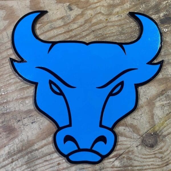 MN Blue Ox Hockey - Ox Head Plaque