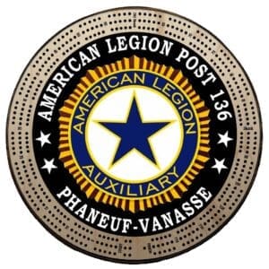 Auxiliary (ALA) | Printed | C2: Post #, Post Name | Cribbage Board