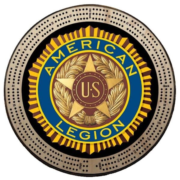 American Legion | Printed | Logo Only | Cribbage Board
