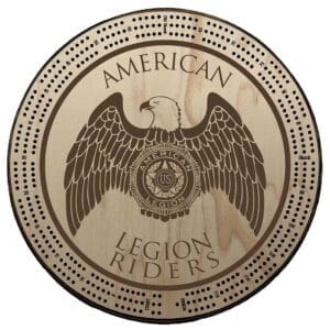 Riders | Engraved | Logo Only | Cribbage Board