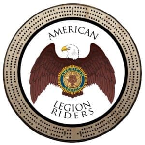 Riders | Printed | Logo Only | Cribbage Board