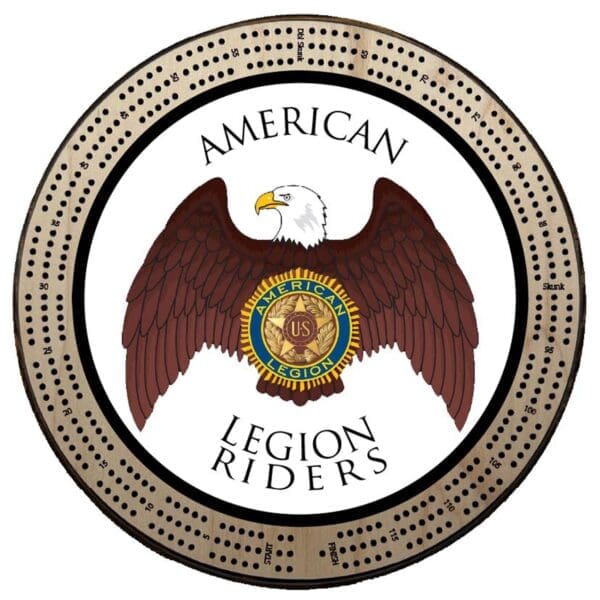 Riders | Printed | Logo Only | Cribbage Board