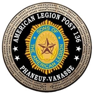 Sons (SAL) | Printed | C2: Post #, Post Name | Cribbage Board