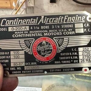 Custom Engraved Metal Plates - Bob Perkins